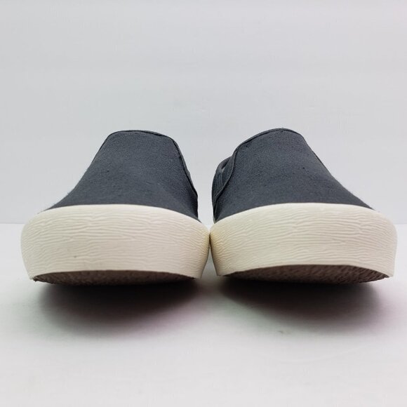 SeaVees Baja Classic Mens Size 7 Slate Navy Linen Canvas Slip On Sneaker Shoes - Picture 6 of 13